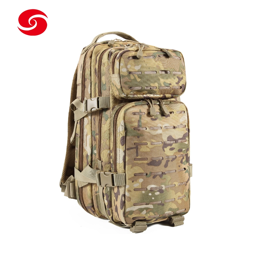 Laser 600d Molle Army Camouflage Backpack Military Rucksack