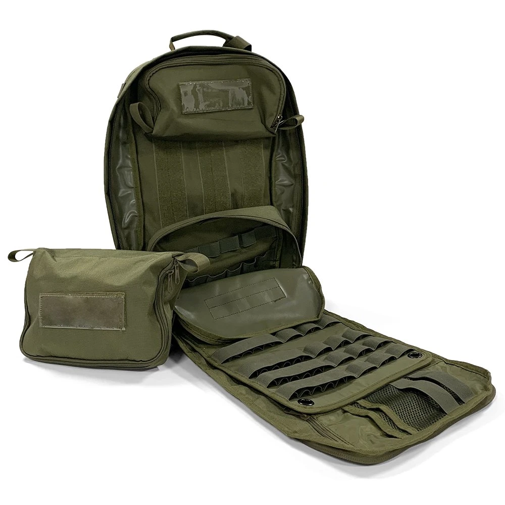 2 in 1 Tactical Outdoor Emergency Backpack Medical Supplies Bag for Hiking Trekking Hunting Camping First Aid