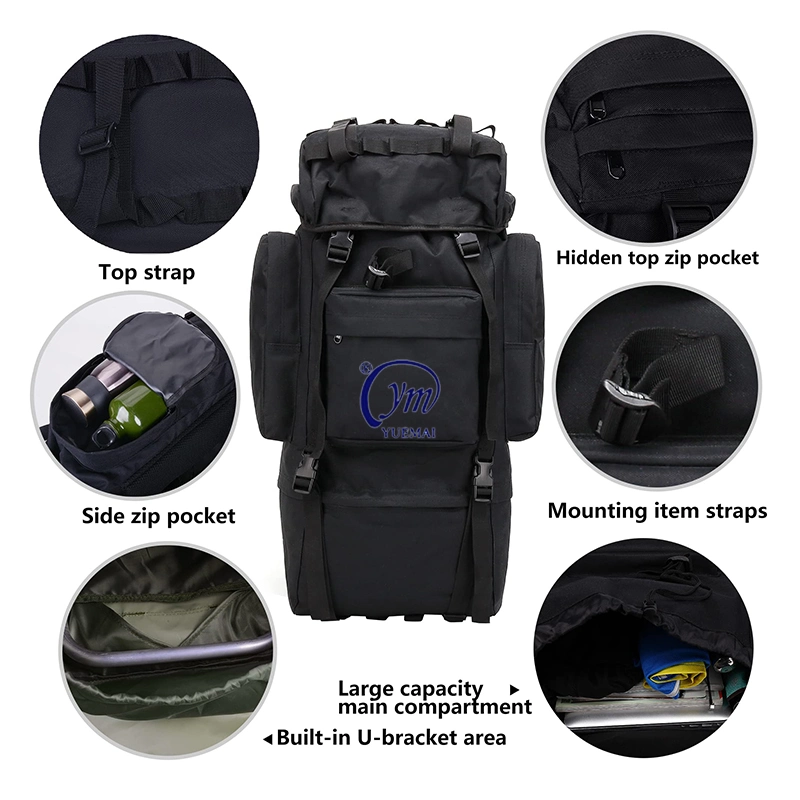 Outdoor Climbing Hiking Backpack Traveling Multicam Tactical Military Rucksack