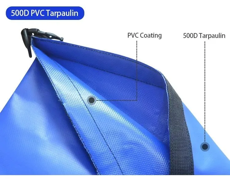 Dry Backpack for Boating Kayaking Swimming with Adjustable Shoulder Strap for Outdoor