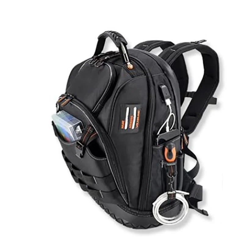 Hot-Selling Shoulder Tool Backpack Waterproof Large Heavy Duty Tool Bag for Tradesman, Electrician, Repairman