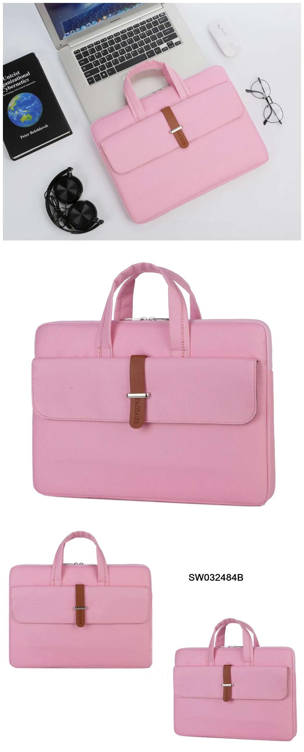 Women&prime;s Men&prime;s Laptop Case iPad Shoulder Tote Bags Notebook Quakeproof Portable Handbag