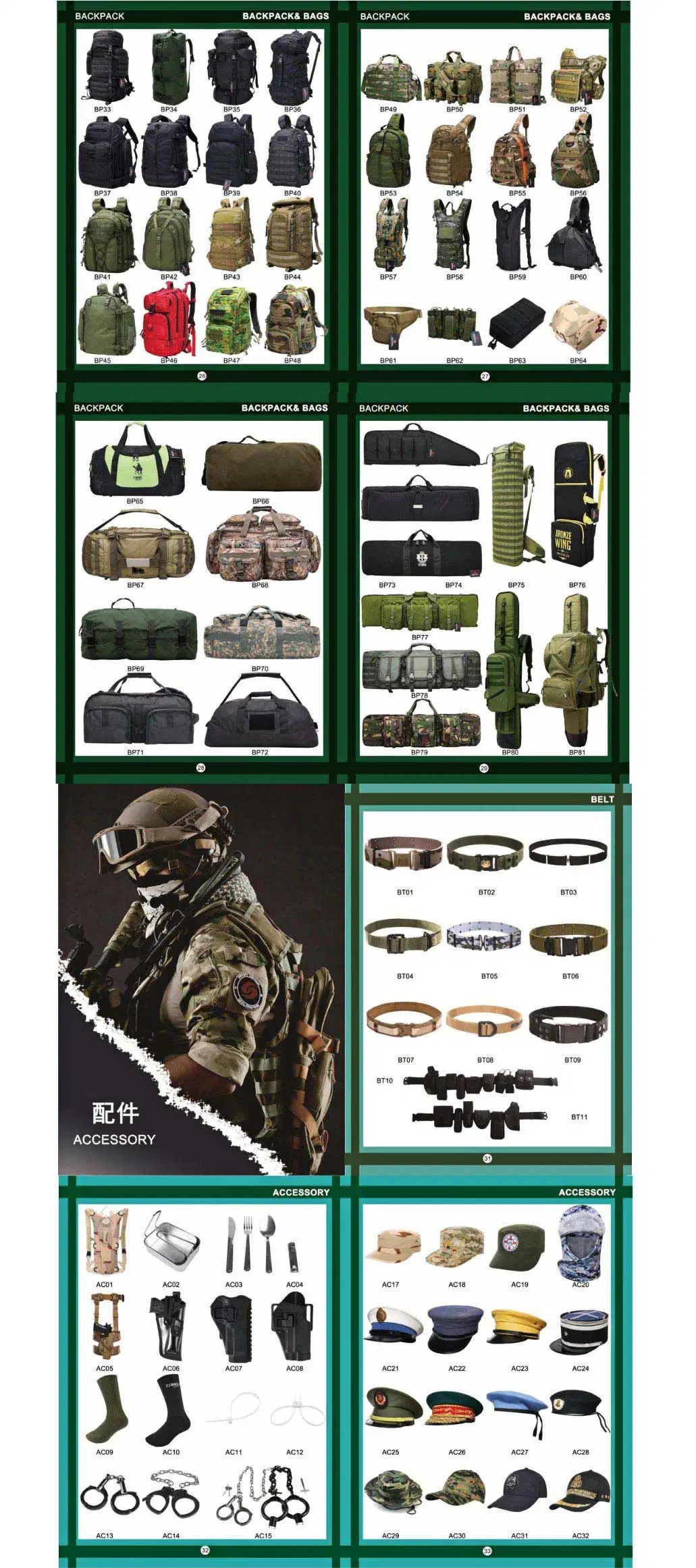 Government Manufacturer Multifunctional Design Camouflage Military Tactical Hiking Backpack
