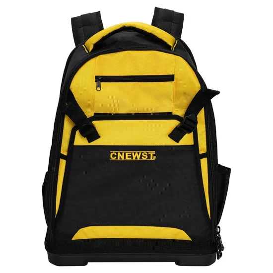 High Quality New Style Chinese Supplier Water Resistant Plastic Bottom Backpack Tool Bag 