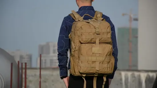 Customize Outdoor Mountaineering 3p Pack Backpack Army Camouflage Military Tactical Backpack 