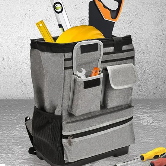 Custom Heavy Duty Tool Organizer Backpack Bag Special Purpose Tool Kit Carrier Storage with Premium Comfort and Durability 