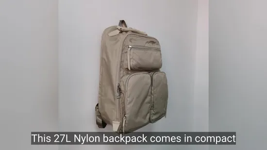 Customized 27L Versatile/Practical/Nylon/Laptop/Camp/Outdoor/Shoulder/Computer/Sport/Hiking/ Travel/Waterproof Lady′s Backpack Bag 