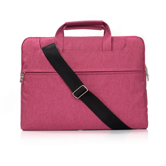 Fashionable Business Travel Laptop Handbag with Shoulder Strap for MacBook 15