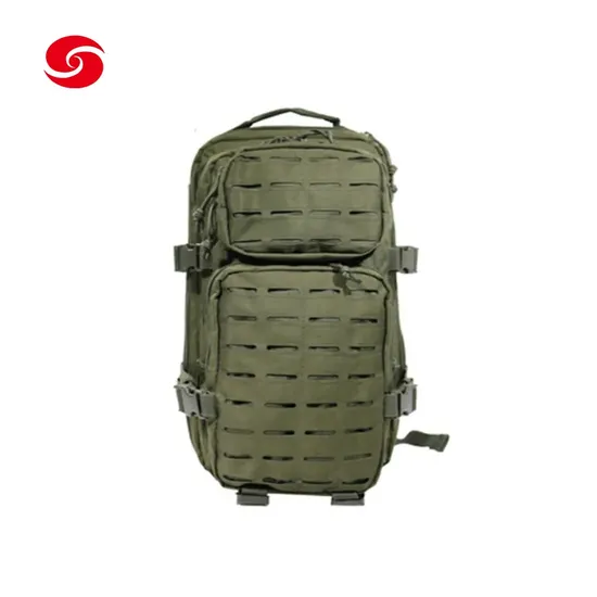 Army Green 600d Polyester Laser Cut Military Tactical Combat Backpack 