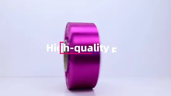 135D/108f SD Ity Manufacturer Polyester Dope Dyed Yarn