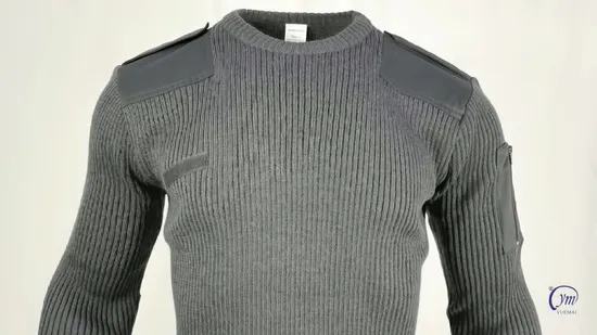 Yuemai Wholesale Custom Wool Acrylic V/O Neck Sweater for Men 