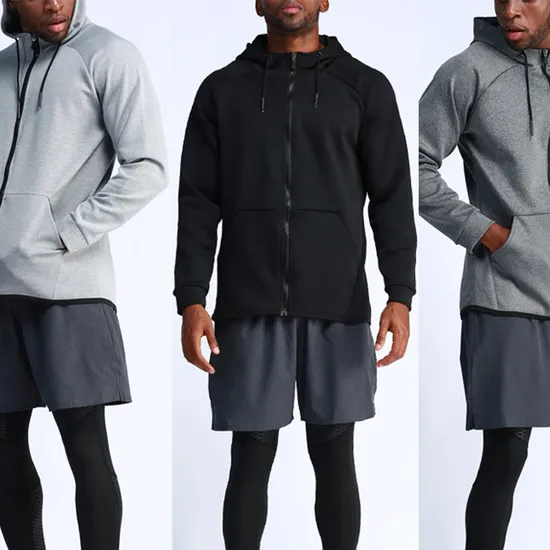 Cheap Custom Fitness Hood Sweatshirt Sport Wear Mens Pullover 