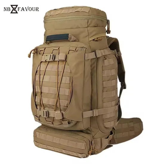 Large Capacity Weighted Climbing Bag Waterproof Outdoor Traveling Tactical Backpack 90L 